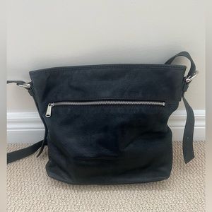 Fossil distressed leather side bag